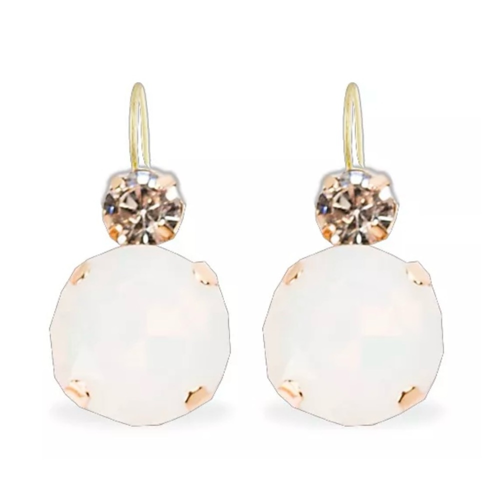 Orchid Aurora Crystal Drop Earring